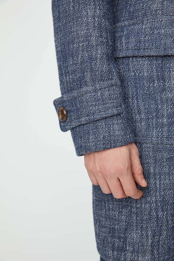 L.B.M. 1911 Cappotto doppiopetto Sartorial Indigo Cappotto doppiopetto Sartorial Indigo Nuova