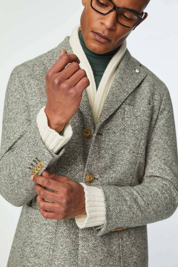 L.B.M. 1911 Cappotto London in jersey verde pastello Cappotto London in jersey verde pastello Pezzi Unici