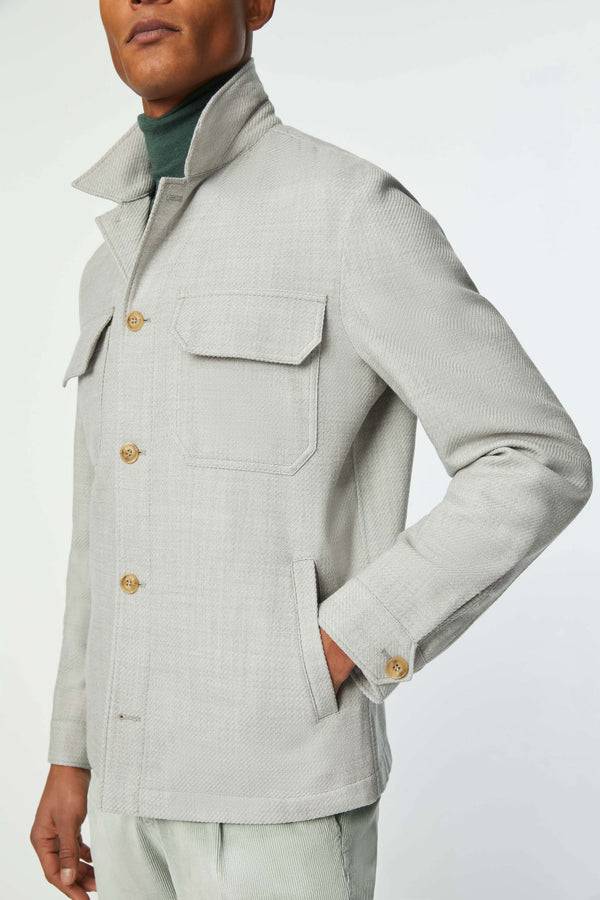 L.B.M. 1911 Overshirt non trattata verde chiaro Overshirt non trattata verde chiaro Soddisfazione Garantita