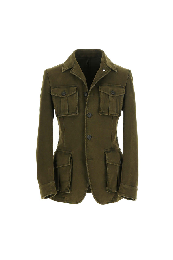 L.B.M. 1911 Giacca SAHARA tinto capo verde militare Giacca SAHARA tinto capo verde militare Consegna Veloce