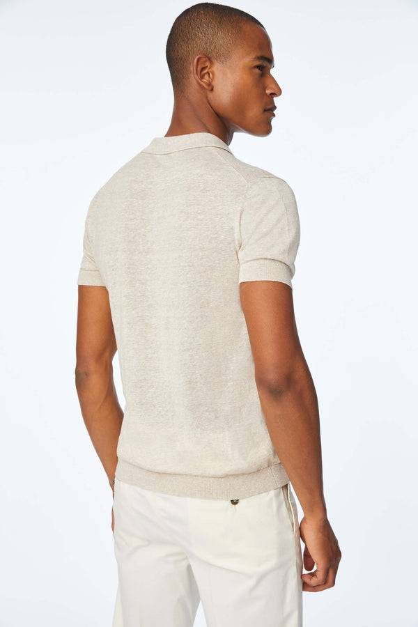 L.B.M. 1911 Polo in maglia beige Polo in maglia beige Novità