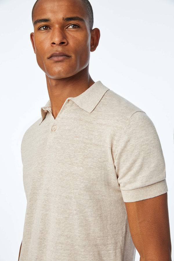 L.B.M. 1911 Polo in maglia beige Polo in maglia beige Novità
