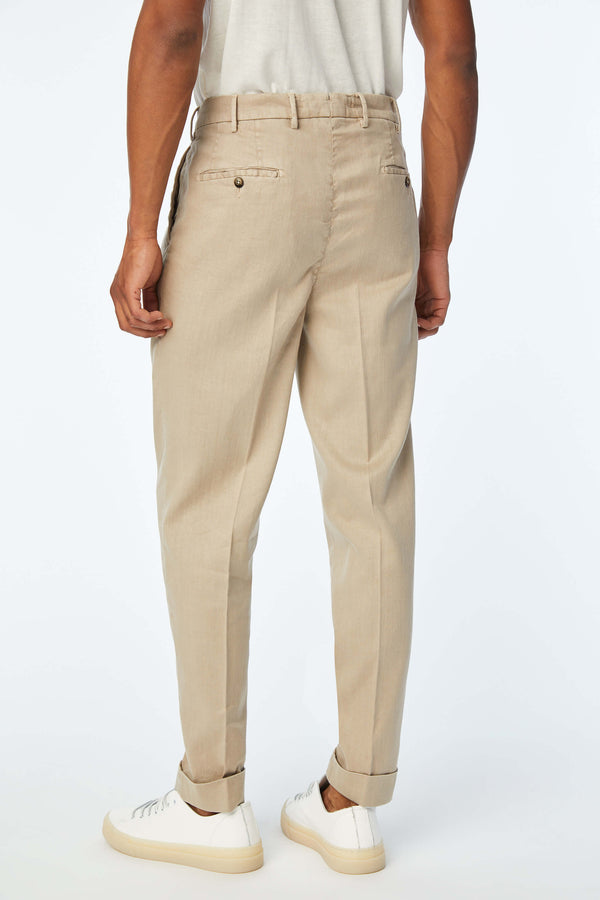 L.B.M. 1911 Pantalone MILES tinto capo beige Pantalone MILES tinto capo beige In Vendita