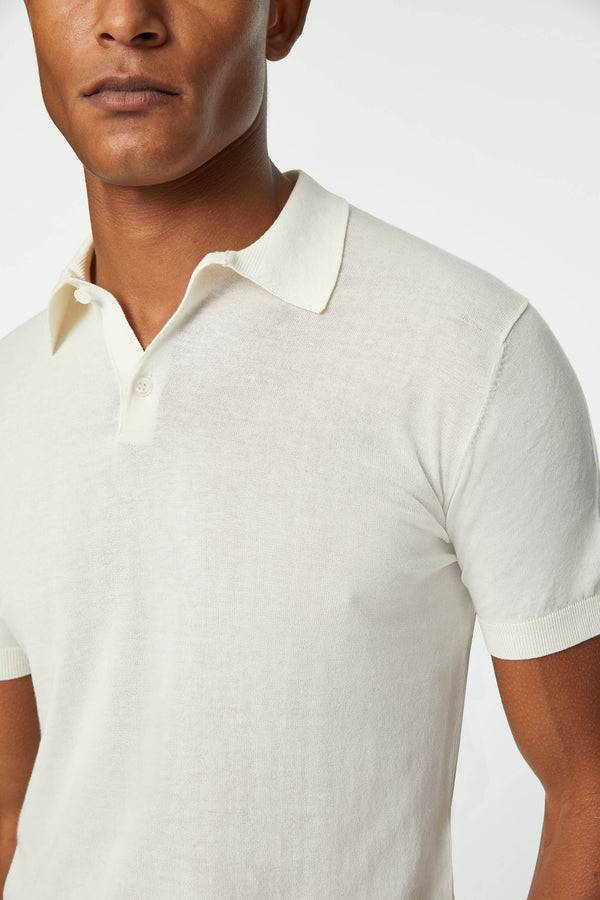 L.B.M. 1911 Polo in maglia bianca Polo in maglia bianca Saldi