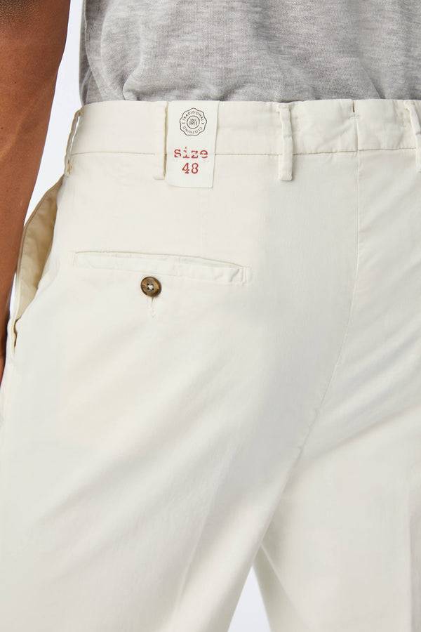 L.B.M. 1911 Pantalone MILES tinto capo bianco Pantalone MILES tinto capo bianco Vendita Calda