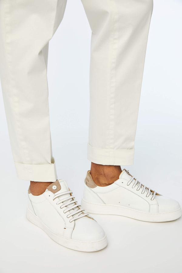 L.B.M. 1911 Pantalone MILES tinto capo bianco Pantalone MILES tinto capo bianco Vendita Calda