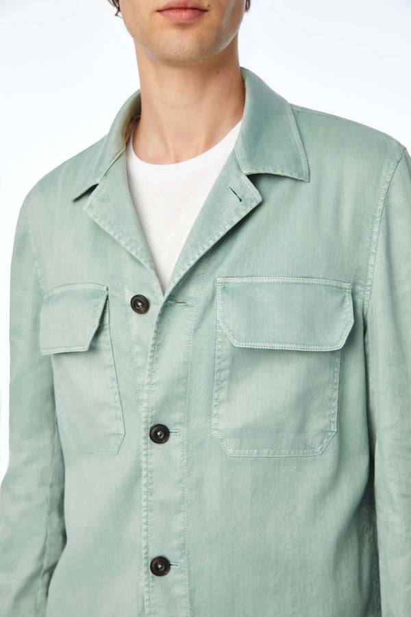 L.B.M. 1911 Overshirt tinto capo verde Overshirt tinto capo verde Vendita Economica