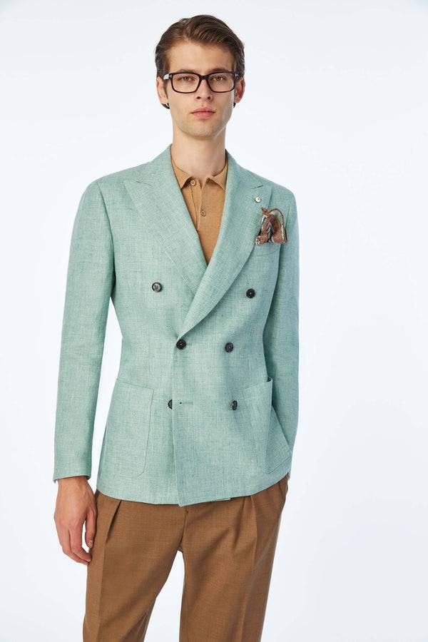 L.B.M. 1911 Giacca TOM doppiopetto slim verde Giacca TOM doppiopetto slim verde