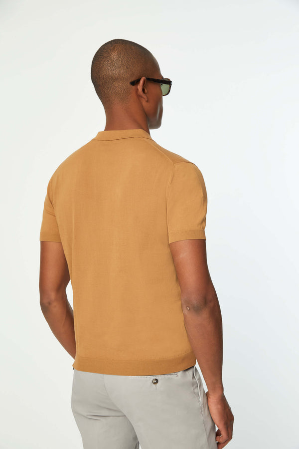 L.B.M. 1911 Polo in maglia giallo ocra Polo in maglia giallo ocra I Più Venduti