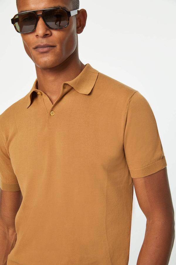 L.B.M. 1911 Polo in maglia giallo ocra Polo in maglia giallo ocra I Più Venduti