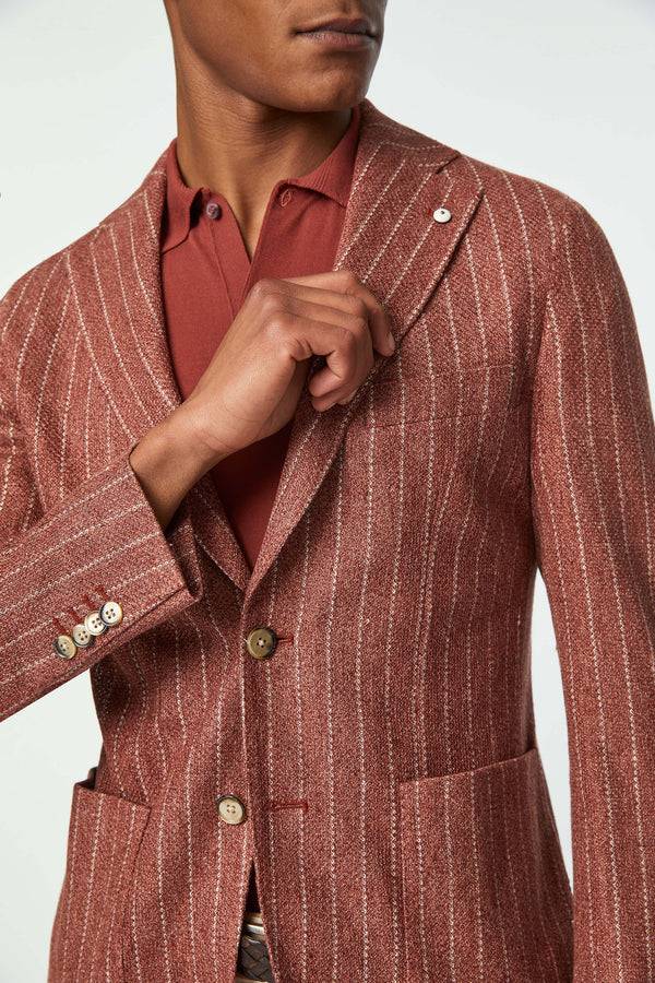 L.B.M. 1911 Giacca EDDY terra di siena washed Giacca EDDY terra di siena washed In Linea