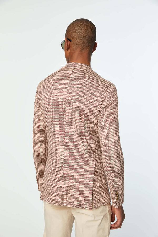 L.B.M. 1911 Giacca JACK in jersey pied de poule Giacca JACK in jersey pied de poule Nuovo