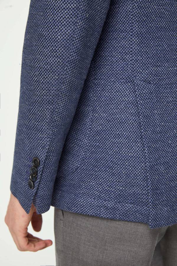 L.B.M. 1911 Giacca JACK in jersey blu denim Giacca JACK in jersey blu denim Qualità