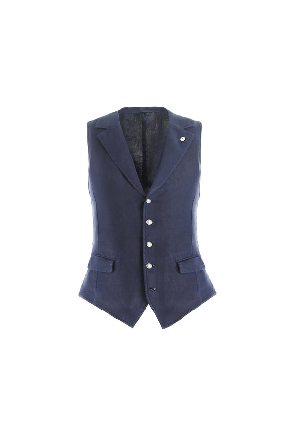 L.B.M. 1911 Gilet OSCAR tinto capo blu Gilet OSCAR tinto capo blu Vendita