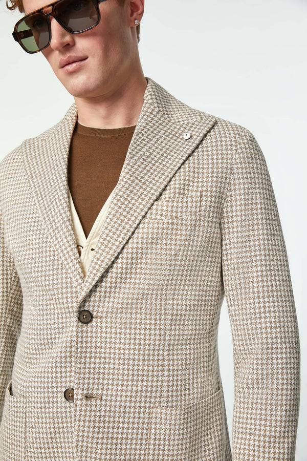 L.B.M. 1911 Giacca STEVE in jersey beige Giacca STEVE in jersey beige Pezzi Unici