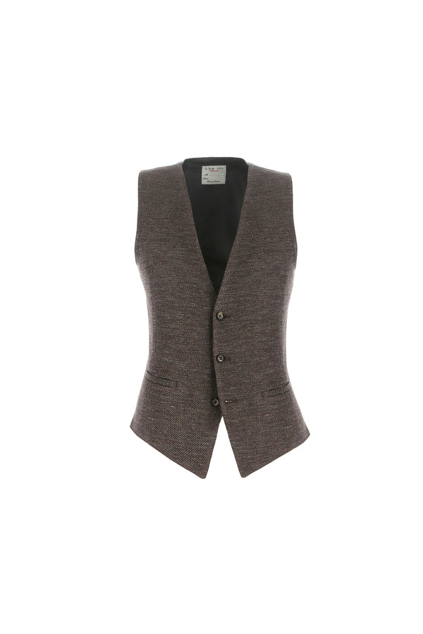 L.B.M. 1911 Gilet DEREK in Jersey marrone Gilet DEREK in Jersey marrone Soddisfazione Garantita