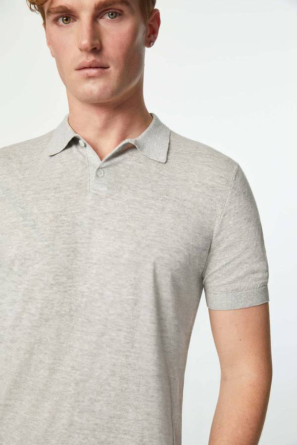 L.B.M. 1911 Polo in maglia grigio soft Polo in maglia grigio soft Acquista Ora