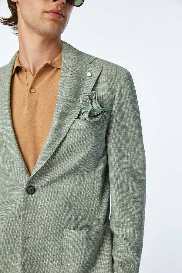 L.B.M. 1911 Giacca JACK in jersey verde Giacca JACK in jersey verde Sottocosto