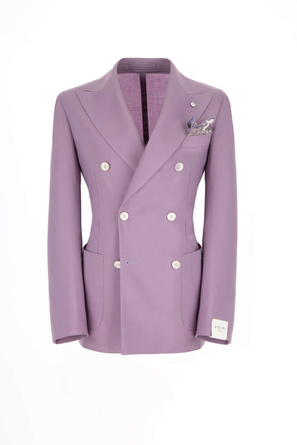 L.B.M. 1911 Giacca TOM doppiopetto washed lilla Giacca TOM doppiopetto washed lilla Offerta