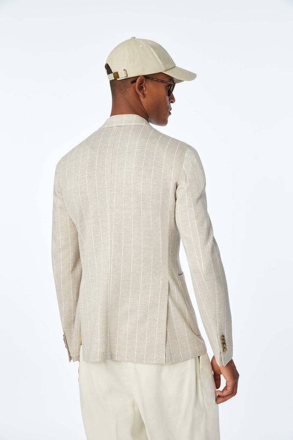 L.B.M. 1911 Giacca JACK in jersey beige Giacca JACK in jersey beige Vendita Economica