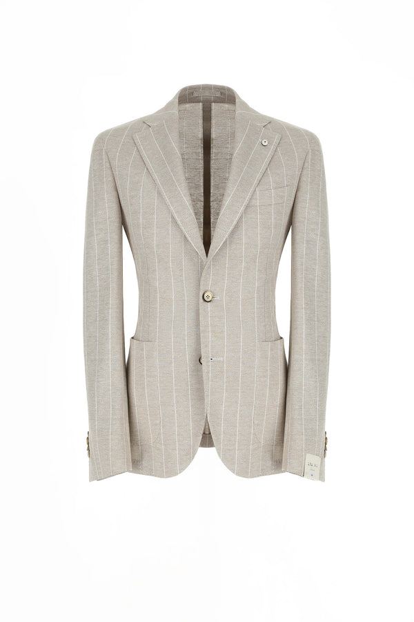 L.B.M. 1911 Giacca JACK in jersey beige Giacca JACK in jersey beige Vendita Economica