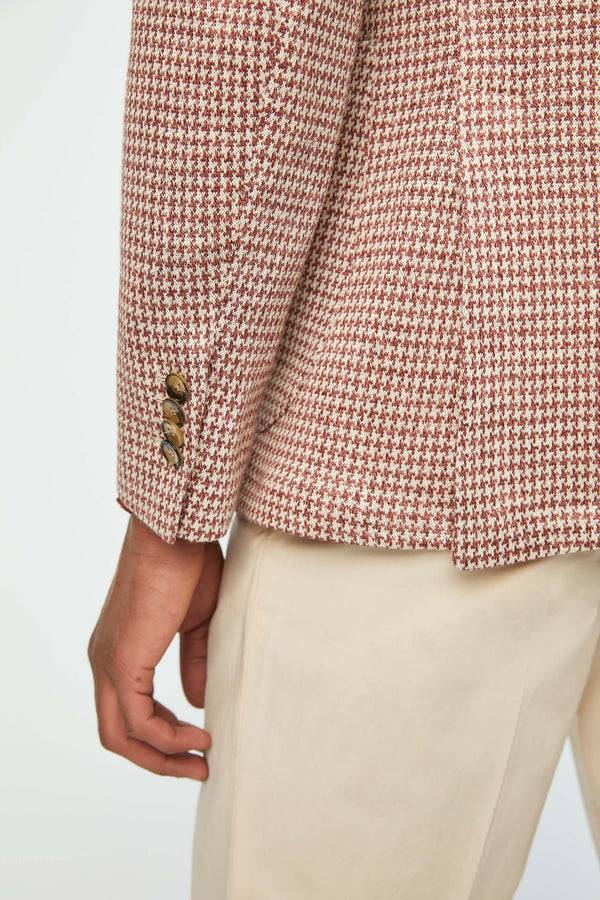 L.B.M. 1911 Giacca JACK in jersey pied de poule Giacca JACK in jersey pied de poule In Linea