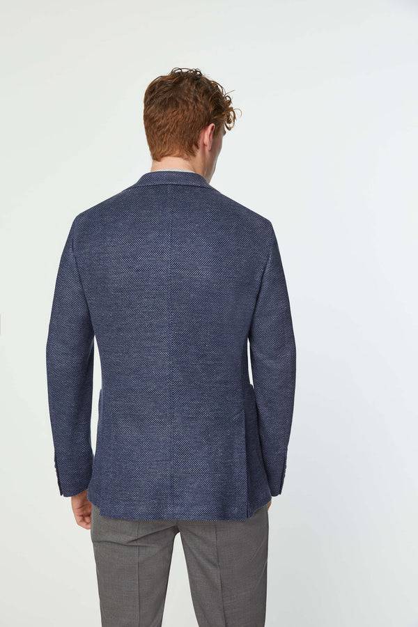 L.B.M. 1911 Giacca JACK in jersey blu denim Giacca JACK in jersey blu denim Nuovo