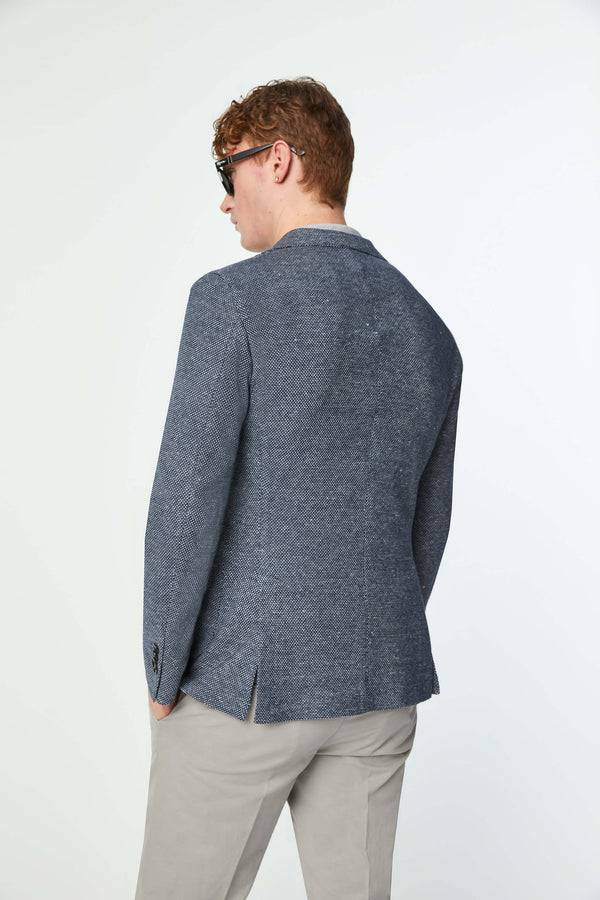 L.B.M. 1911 Giacca JACK in jersey azzurro polvere Giacca JACK in jersey azzurro polvere Vendita