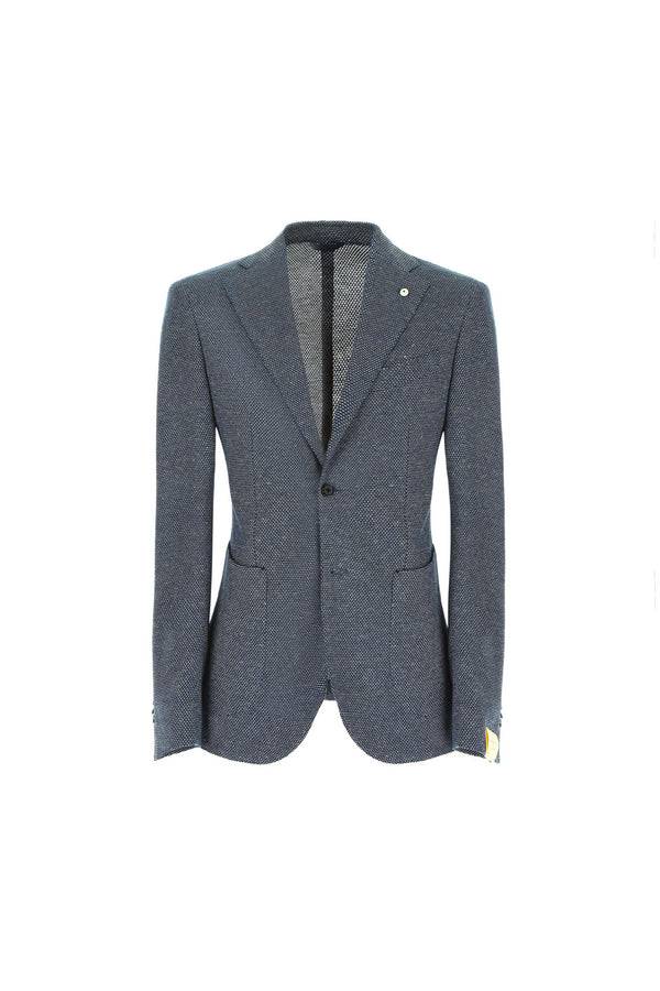 L.B.M. 1911 Giacca JACK in jersey azzurro polvere Giacca JACK in jersey azzurro polvere Vendita