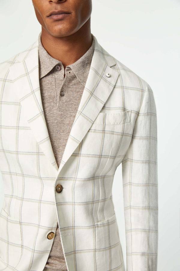 L.B.M. 1911 Giacca Jack slim washed bianca Giacca Jack slim washed bianca Qualità Garantita