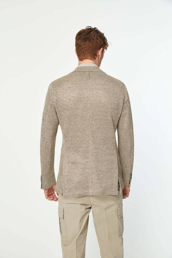 L.B.M. 1911 Giacca JACK in jersey di lino beige Giacca JACK in jersey di lino beige Acquista Ora