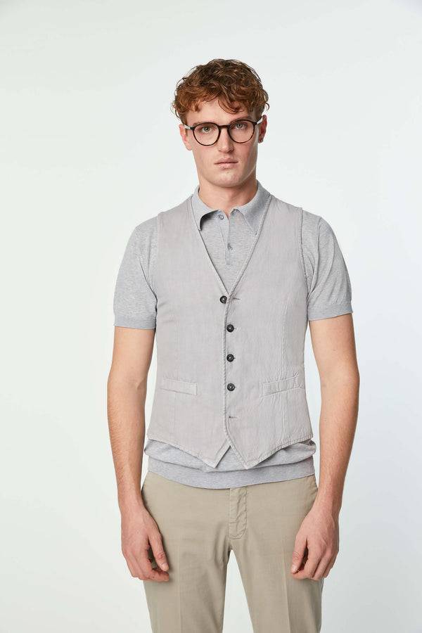 L.B.M. 1911 Gilet MIKE tinto capo grigio Gilet MIKE tinto capo grigio