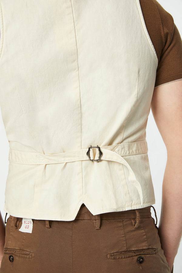 L.B.M. 1911 Gilet MIKE tinto capo bianco avorio Gilet MIKE tinto capo bianco avorio Sottocosto