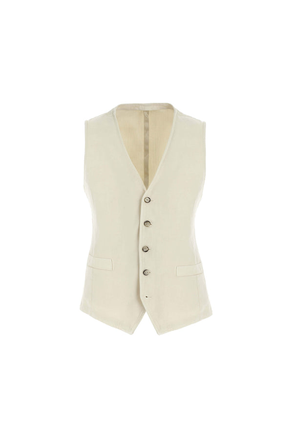 L.B.M. 1911 Gilet MIKE tinto capo bianco avorio Gilet MIKE tinto capo bianco avorio Sottocosto