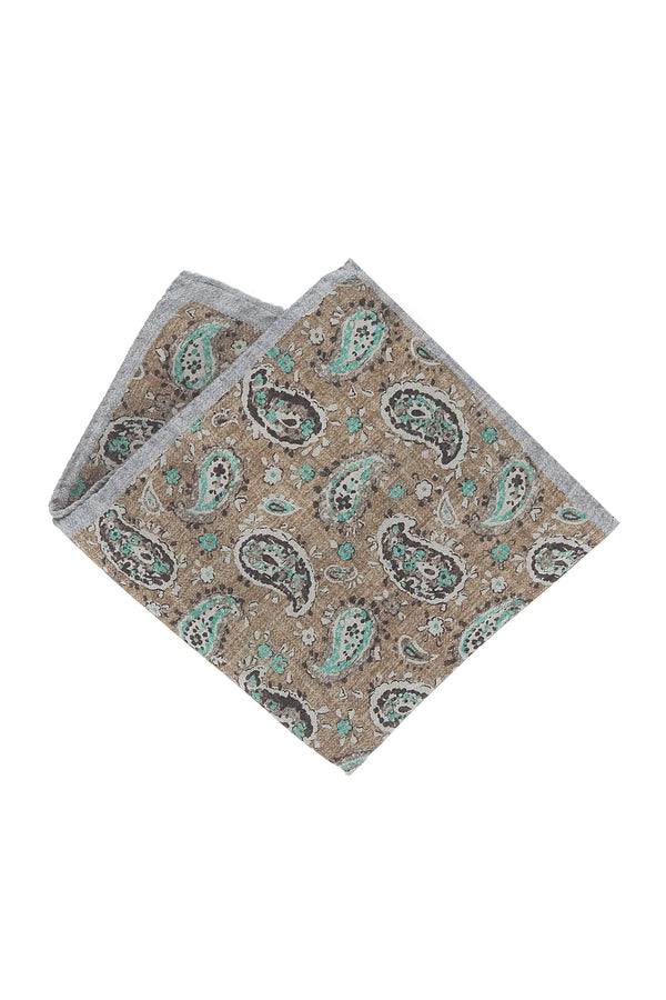 L.B.M. 1911 Pochette marrone fantasia geometrica Pochette marrone fantasia geometrica Sconto
