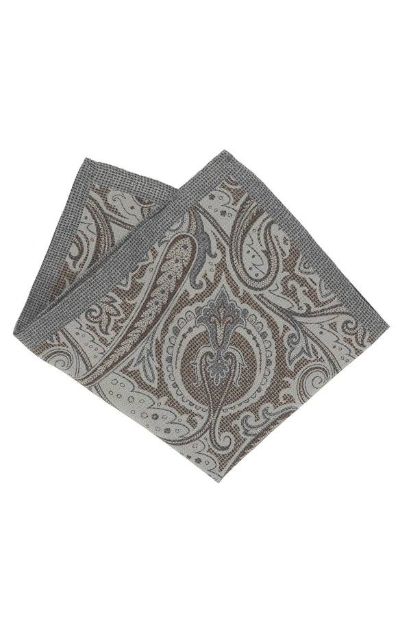 L.B.M. 1911 Pochette marrone fantasia geometrica Pochette marrone fantasia geometrica Offerta