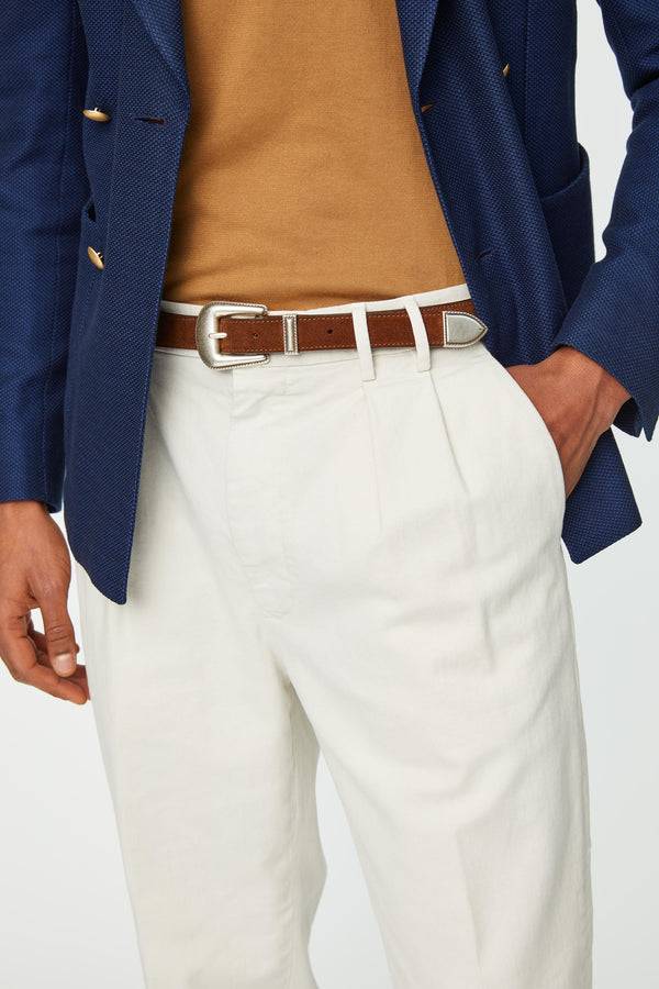 L.B.M. 1911 Cintura texana in suede cerato Cintura texana in suede cerato 2025
