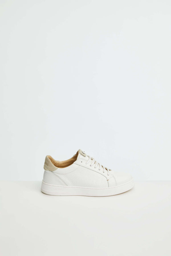 L.B.M. 1911 Sneaker retro-tennis bianca e beige Sneaker retro-tennis bianca e beige Vendita