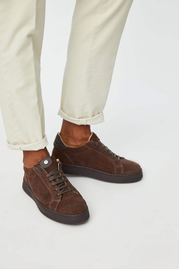 L.B.M. 1911 Sneaker retro-tennis marrone Sneaker retro-tennis marrone Soddisfazione Garantita
