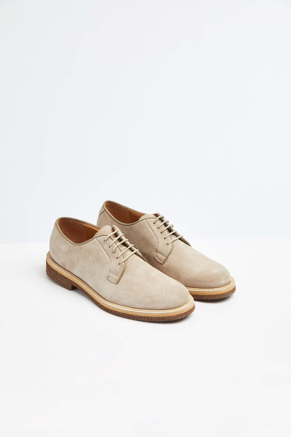 L.B.M. 1911 Derby in pelle beige Derby in pelle beige Qualità Garantita