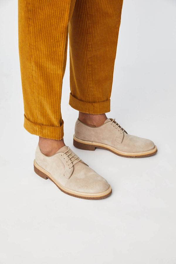 L.B.M. 1911 Derby in pelle beige Derby in pelle beige Qualità Garantita