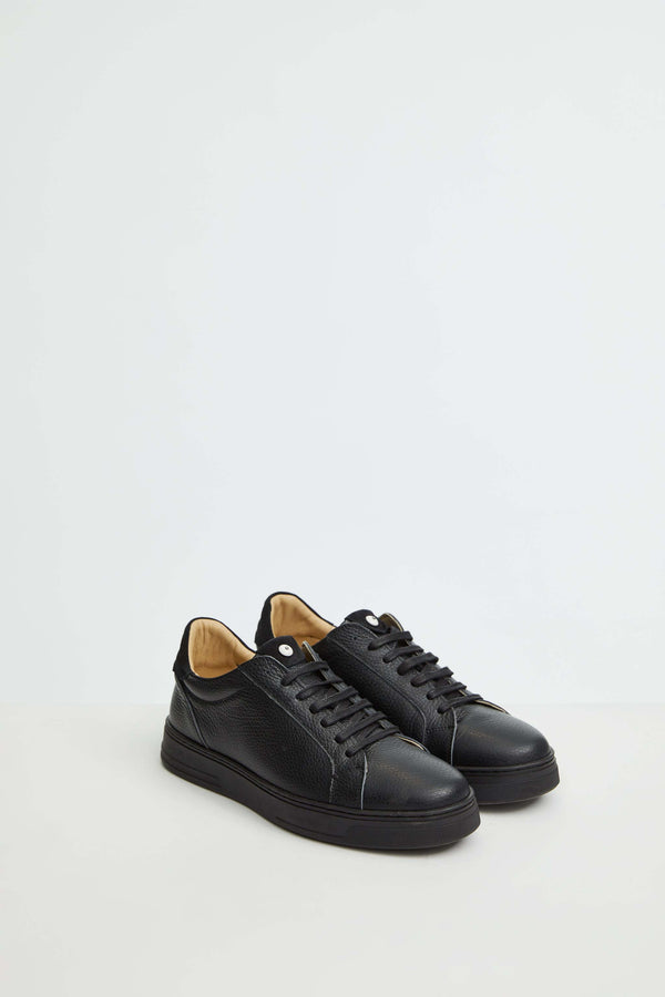 L.B.M. 1911 Sneaker retro-tennis nero Sneaker retro-tennis nero Consegna Veloce