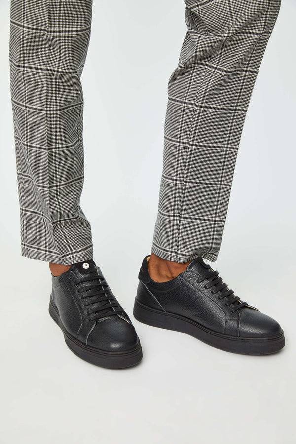 L.B.M. 1911 Sneaker retro-tennis nero Sneaker retro-tennis nero Consegna Veloce