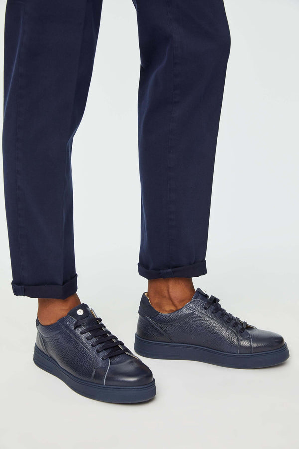 L.B.M. 1911 Sneaker retro-tennis blu Sneaker retro-tennis blu Fino Al -60%