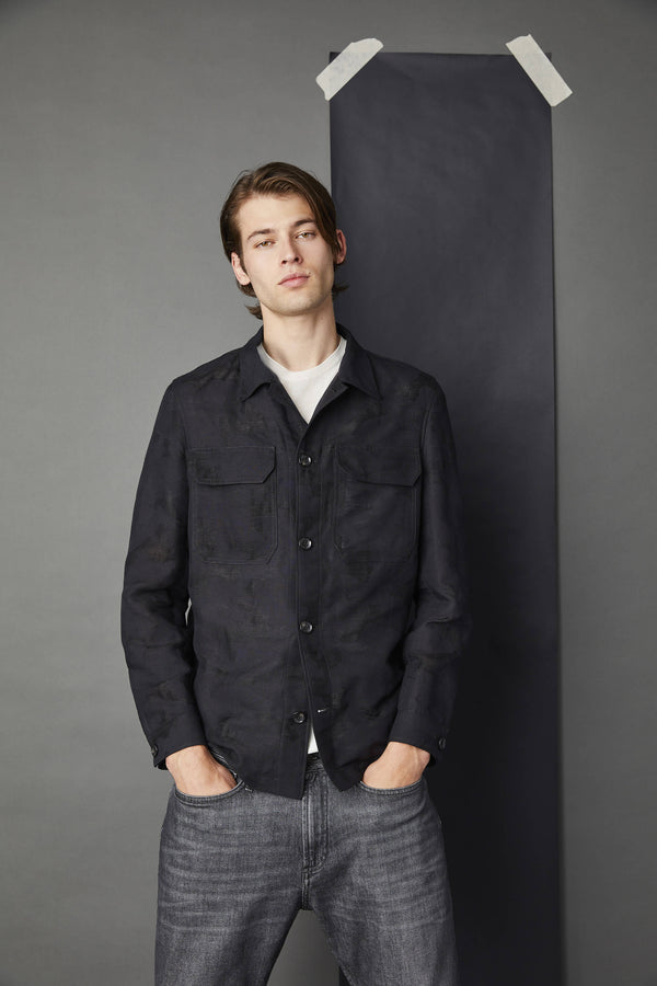 L.B.M. 1911 Overshirt camouflage nero Overshirt camouflage nero Sconto