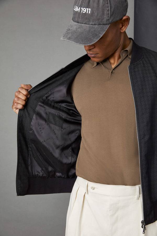 L.B.M. 1911 Giubbino nero con zip Giubbino nero con zip Offerte