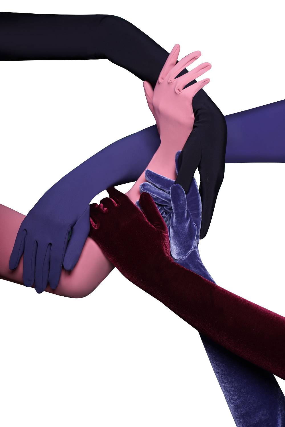 La Petite Robe Di Chiara Boni long gloves Offerte