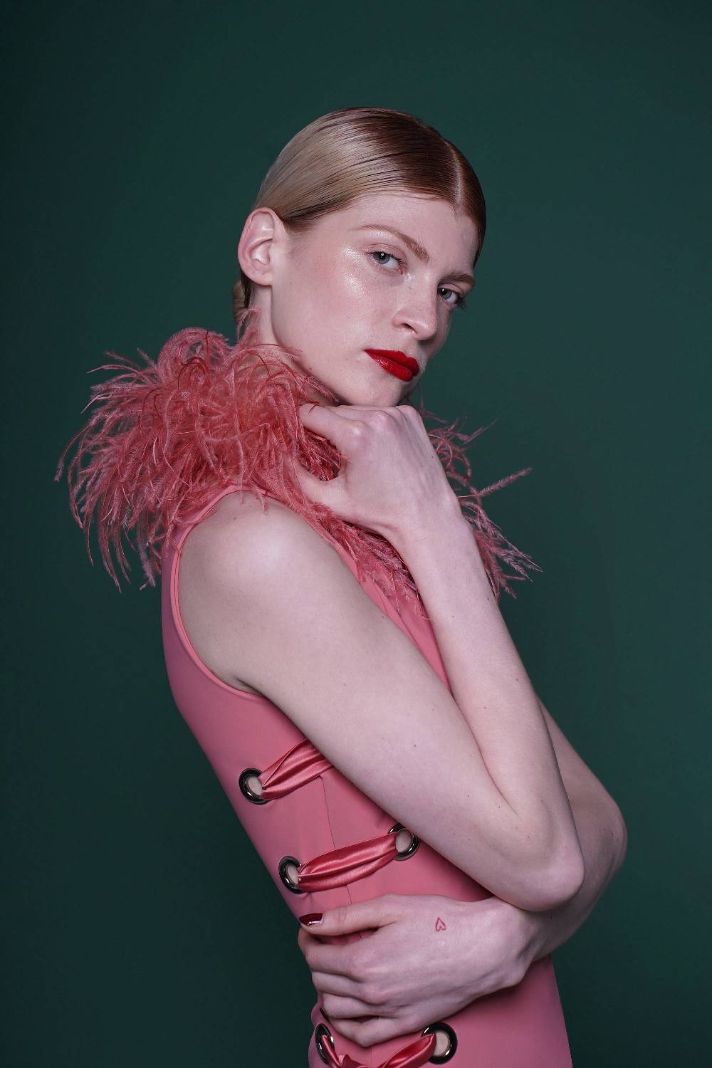 La Petite Robe Di Chiara Boni feathers boa Hotsell