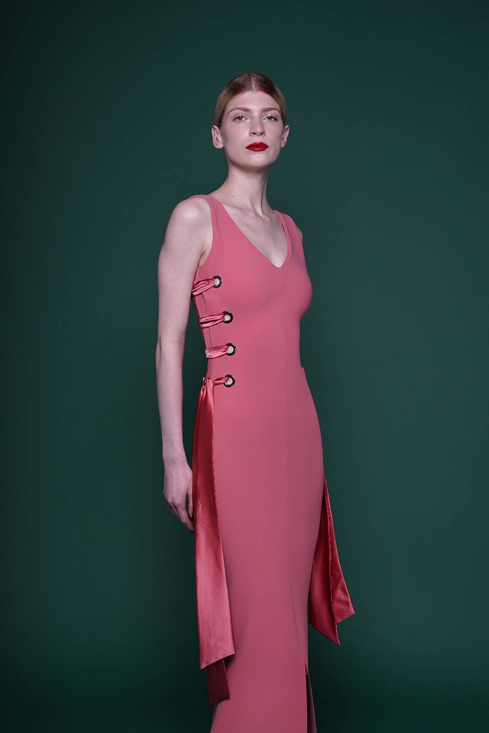 La Petite Robe Di Chiara Boni degna satin gown Saldi Di Fabbrica