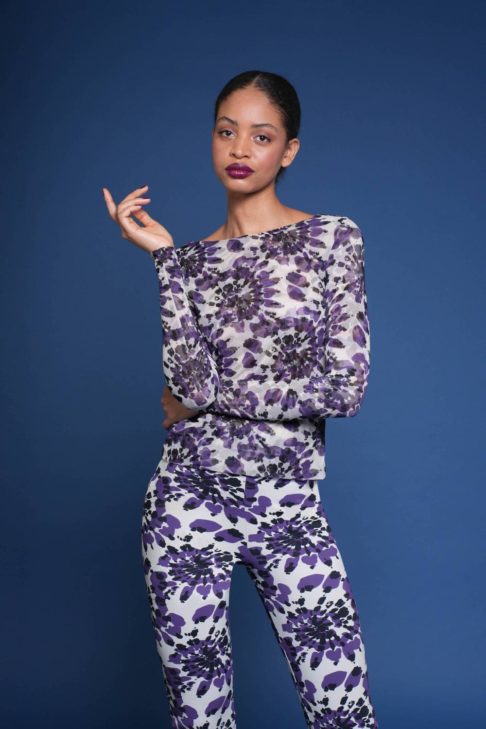 La Petite Robe Di Chiara Boni lupina illusion printed top 2025